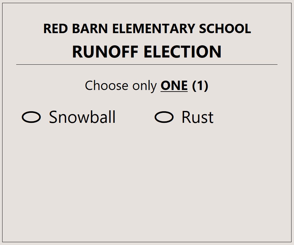 Top-two runoff ballot