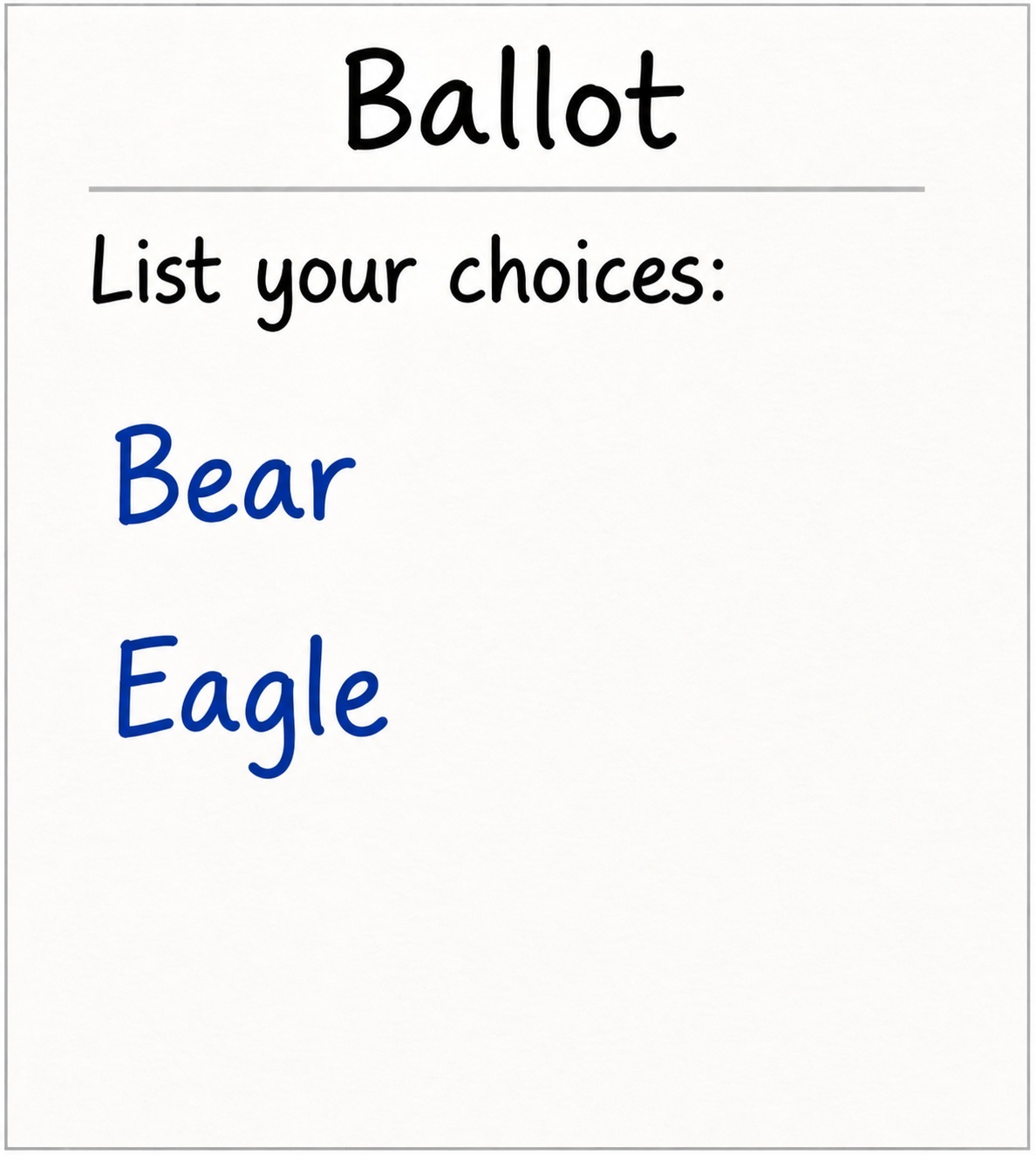 Forester ballot