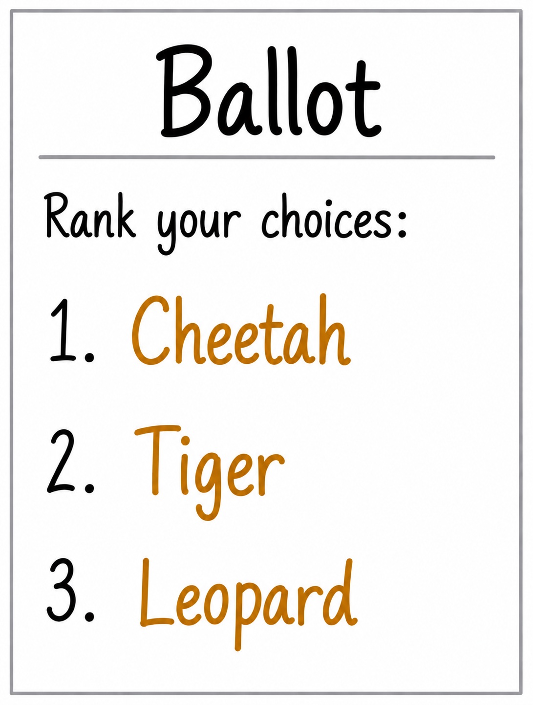 Plains ballot