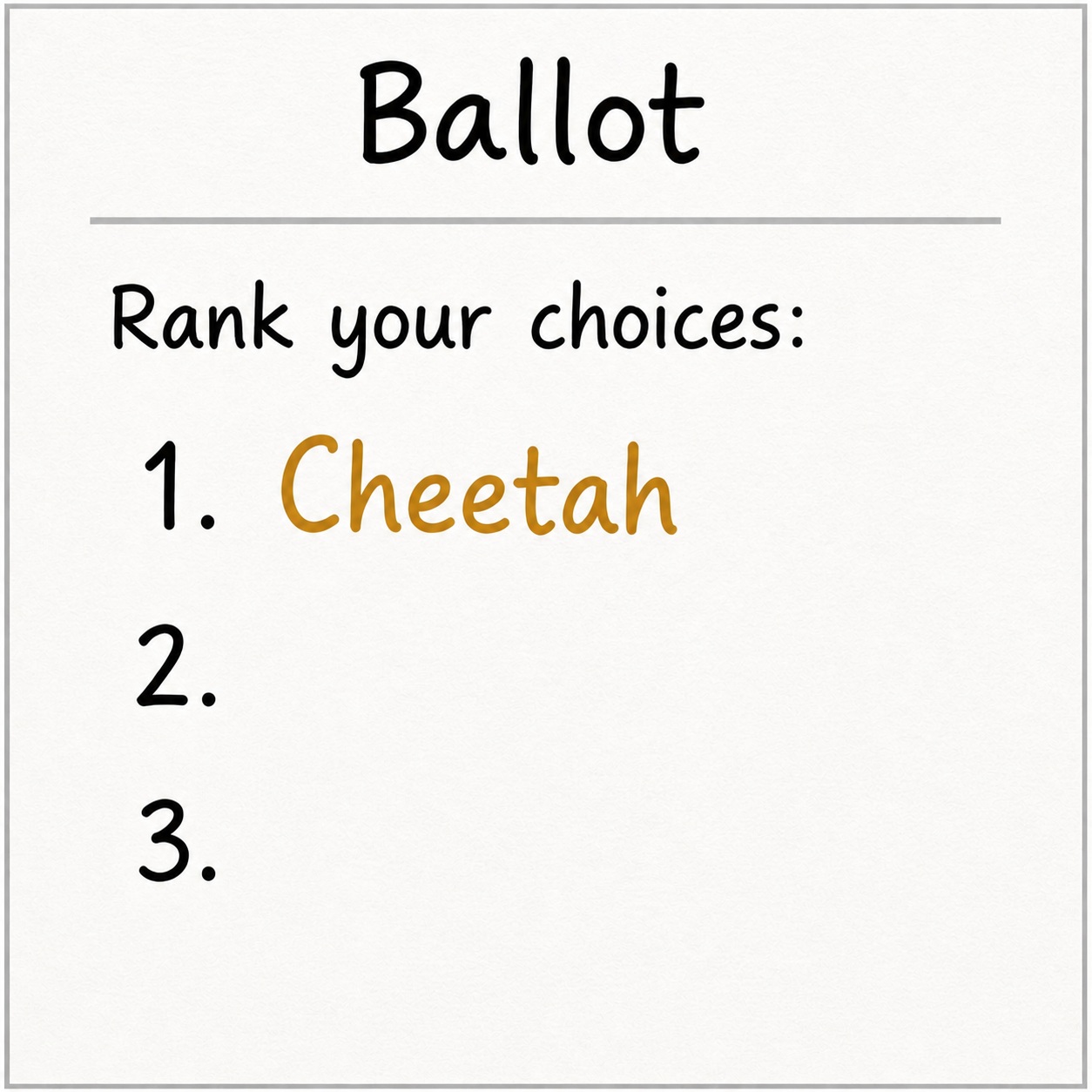 Eagle supporters ballot