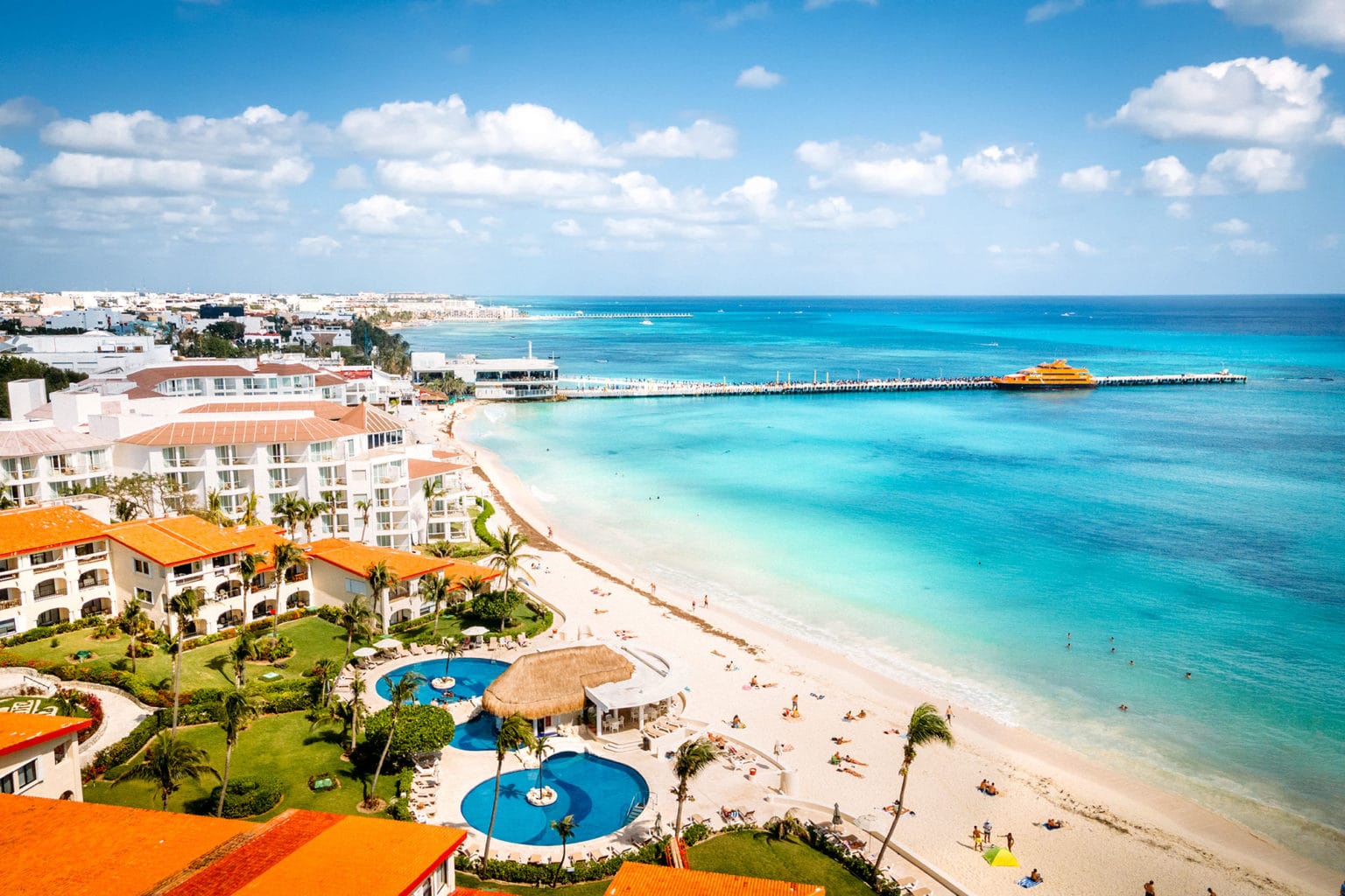 Playa del Carmen beach