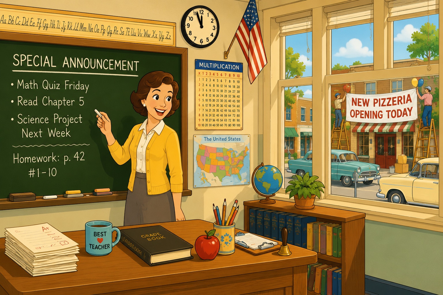 Teacher's Special Announcement