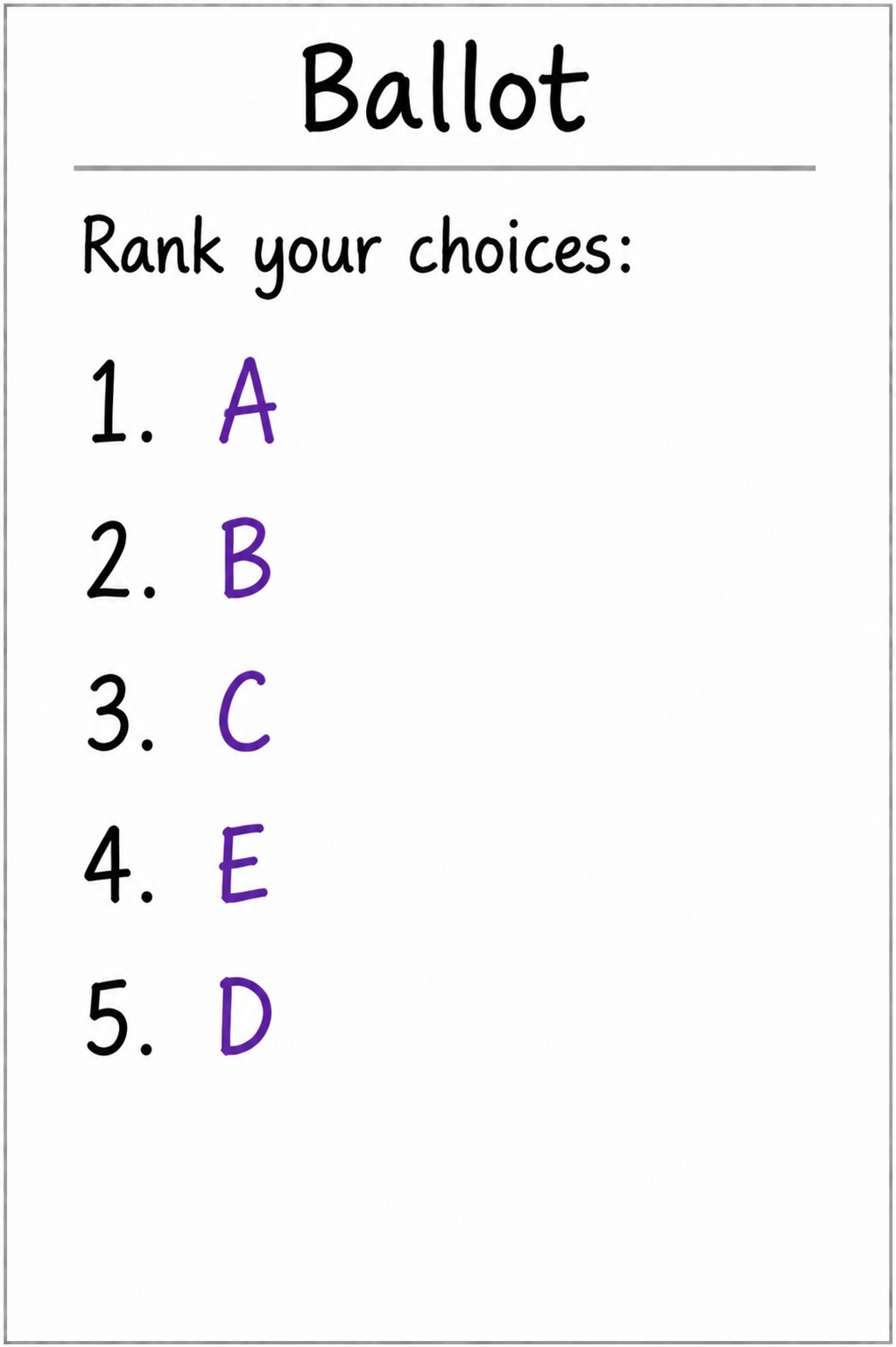 Ballot 1