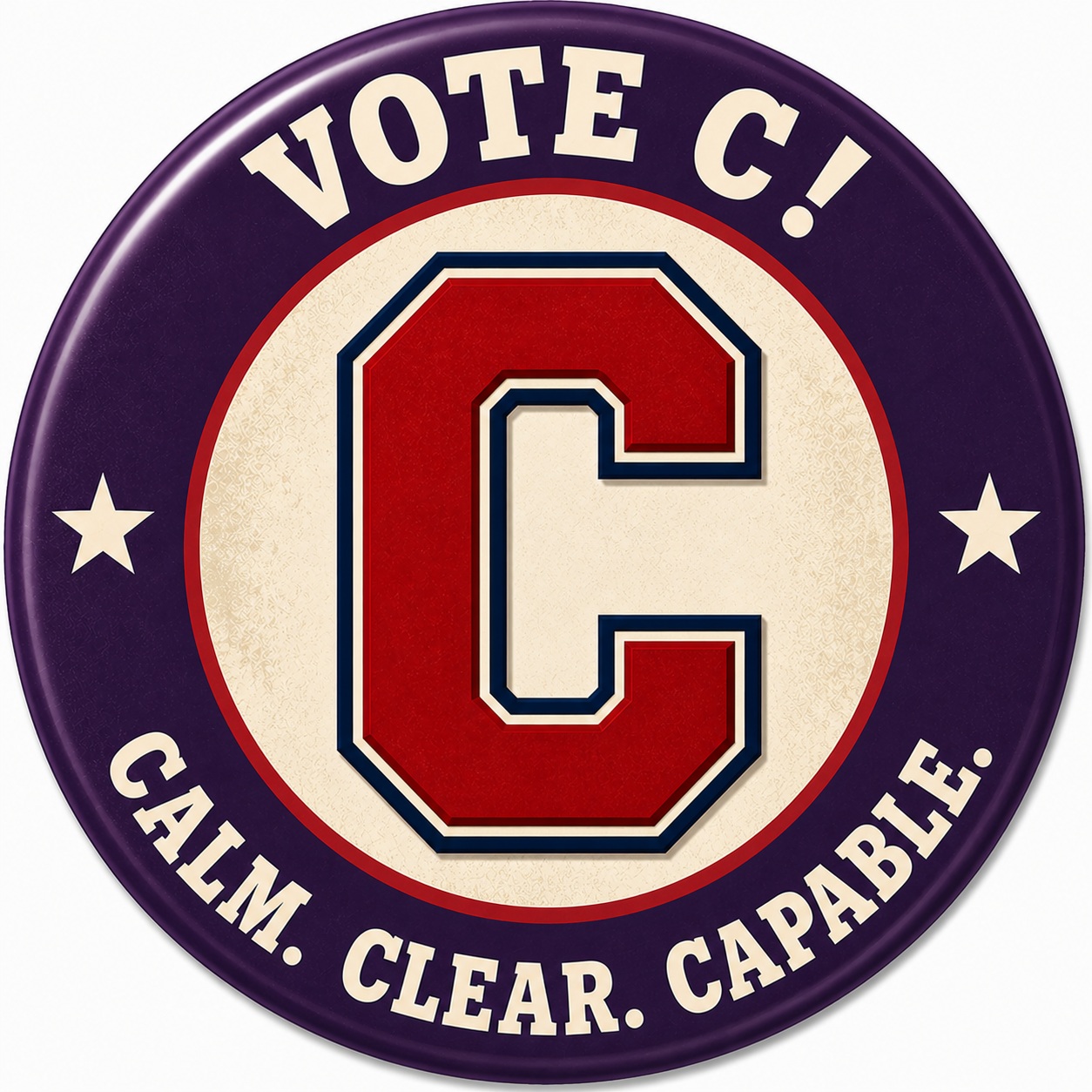 Vote C button